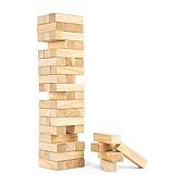 Five Oak Americana Usa Block Tumbling Tower Outdoor Play Set