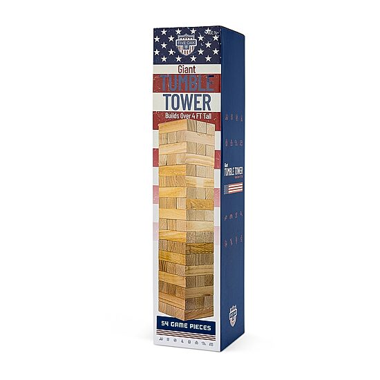 Five Oak Americana Usa Block Tumbling Tower Outdoor Play Set