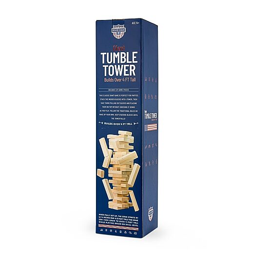 Five Oak Americana Usa Block Tumbling Tower Outdoor Play Set