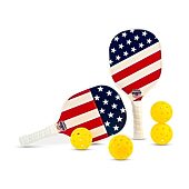 Five Oak Americana Usa Pickleball Set