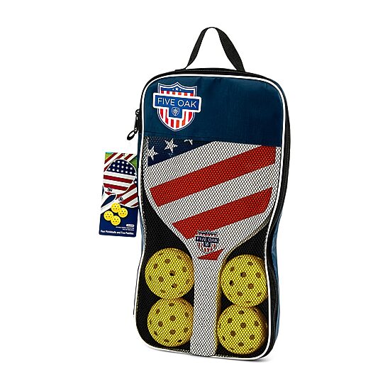 Five Oak Americana Usa Pickleball Set