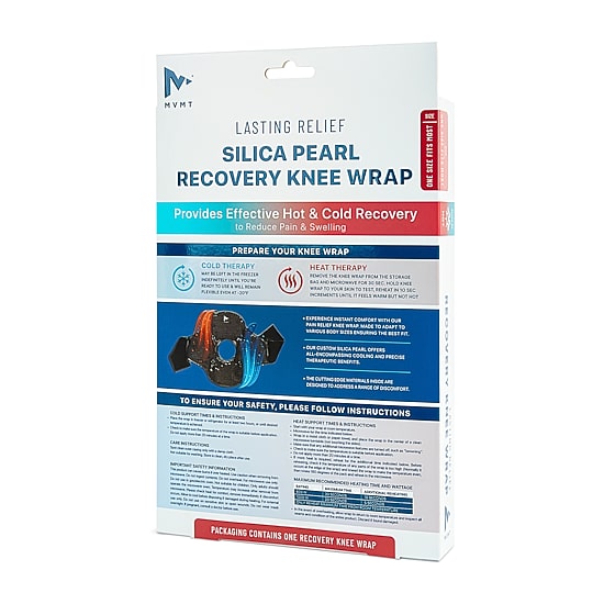Mvmt Hot & Cold Therapeutic Knee Wrap with Silica Pearls
