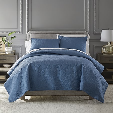 漂*盤様 アメリカ　セット 4袋 Loom + Forge Zenith 3-pc. Midweight Comforter Set, Color: Black