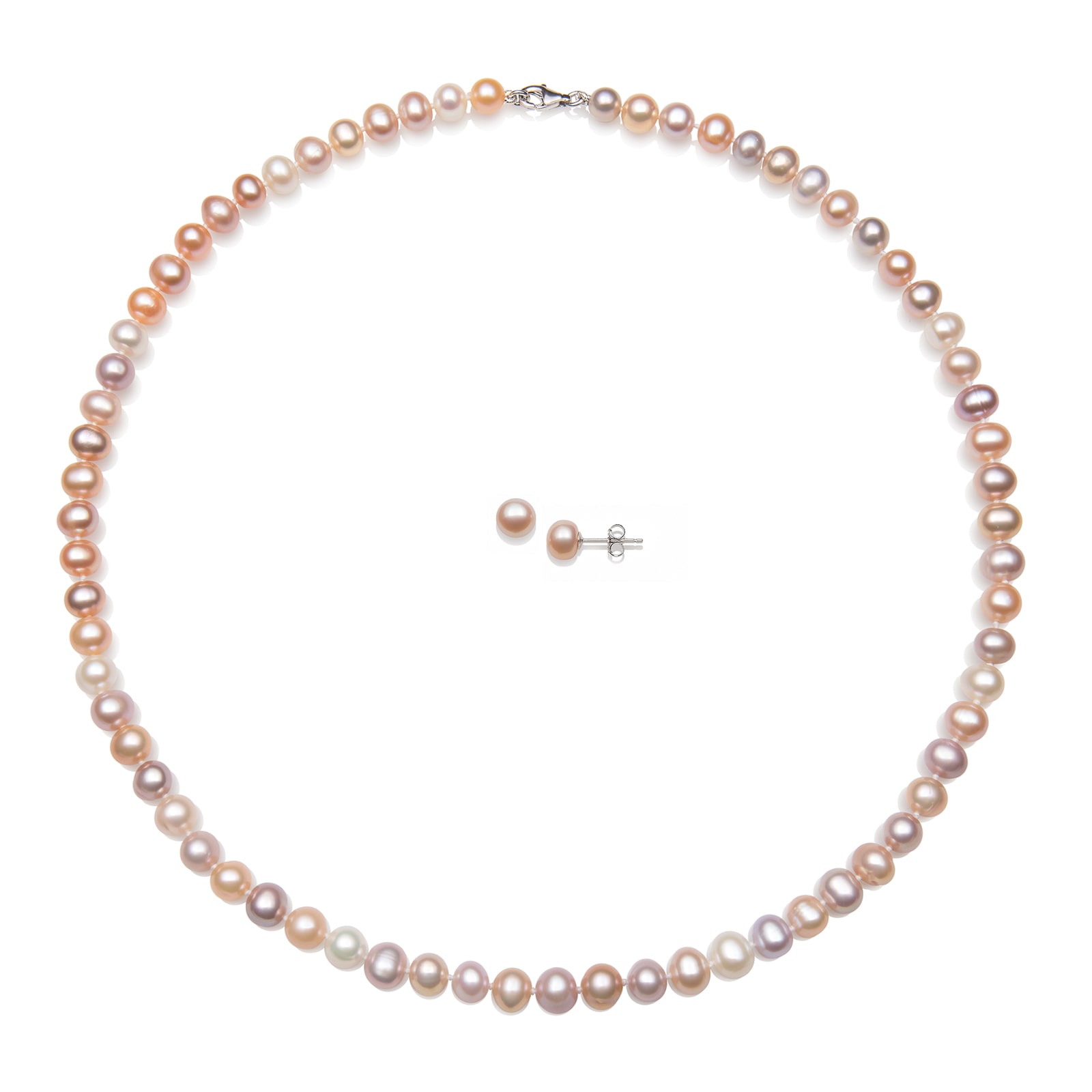 Multicolor Cultured Freshwater Pearl 2-pc. Set
