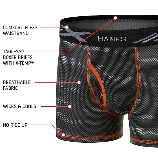 Hanes Little & Big Kid Boys 5 Pack Boxer Briefs Burxd5