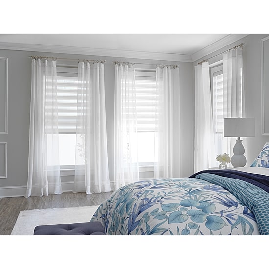 Liz Claiborne Lisette Rod Pocket Sheer Single Curtain Panel