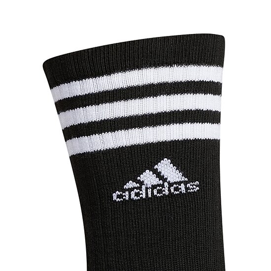 adidas Mens 6 Pair Crew Socks