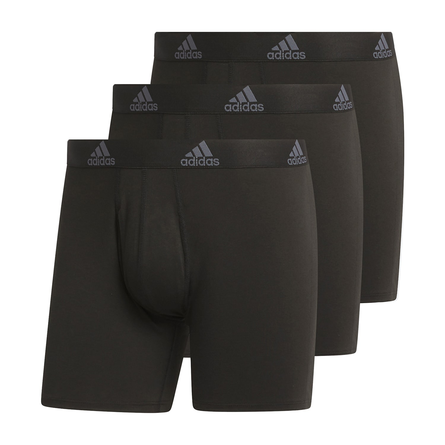 adidas Stretch Cotton Mens Big and Tall 3 Pack Boxer Briefs 5157981a
