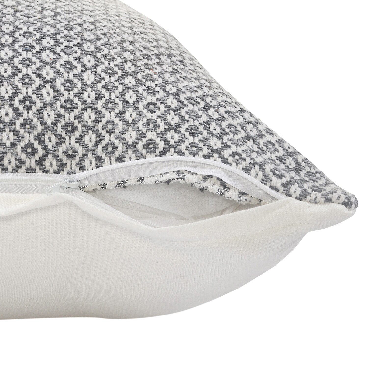 LR Home Rile Geometric Square Throw Pillow
