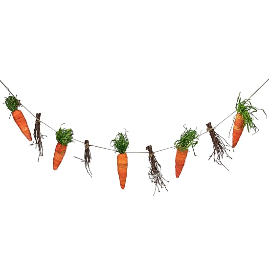Northlight 3.25ft Carrots And Twigs Easter Indoor Garland