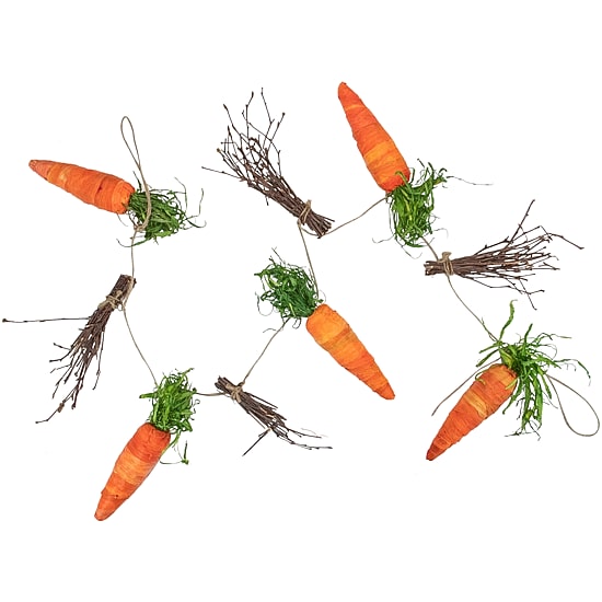 Northlight 3.25ft Carrots And Twigs Easter Indoor Garland