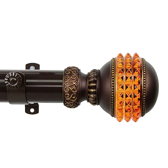 Rod Desyne Gemstone 1 1/2 IN Adjustable Curtain Rod