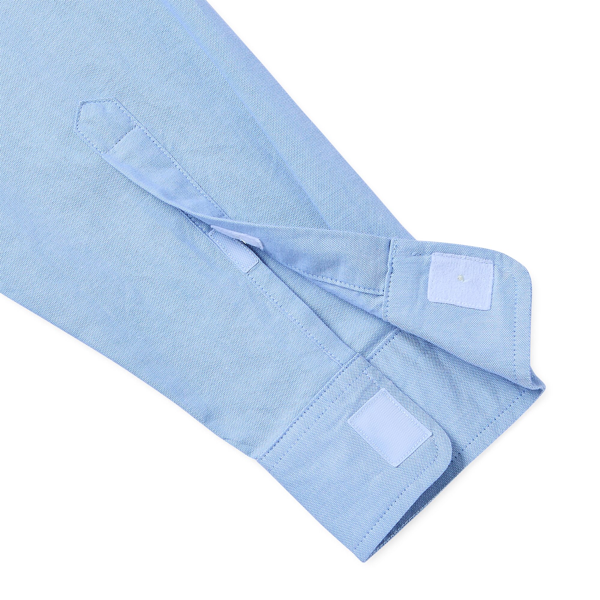 St. John's Bay Performance Oxford Mens Easy-on + Easy-off Seated Wear Long Sleeve Classic Fit Button-Down Shirt