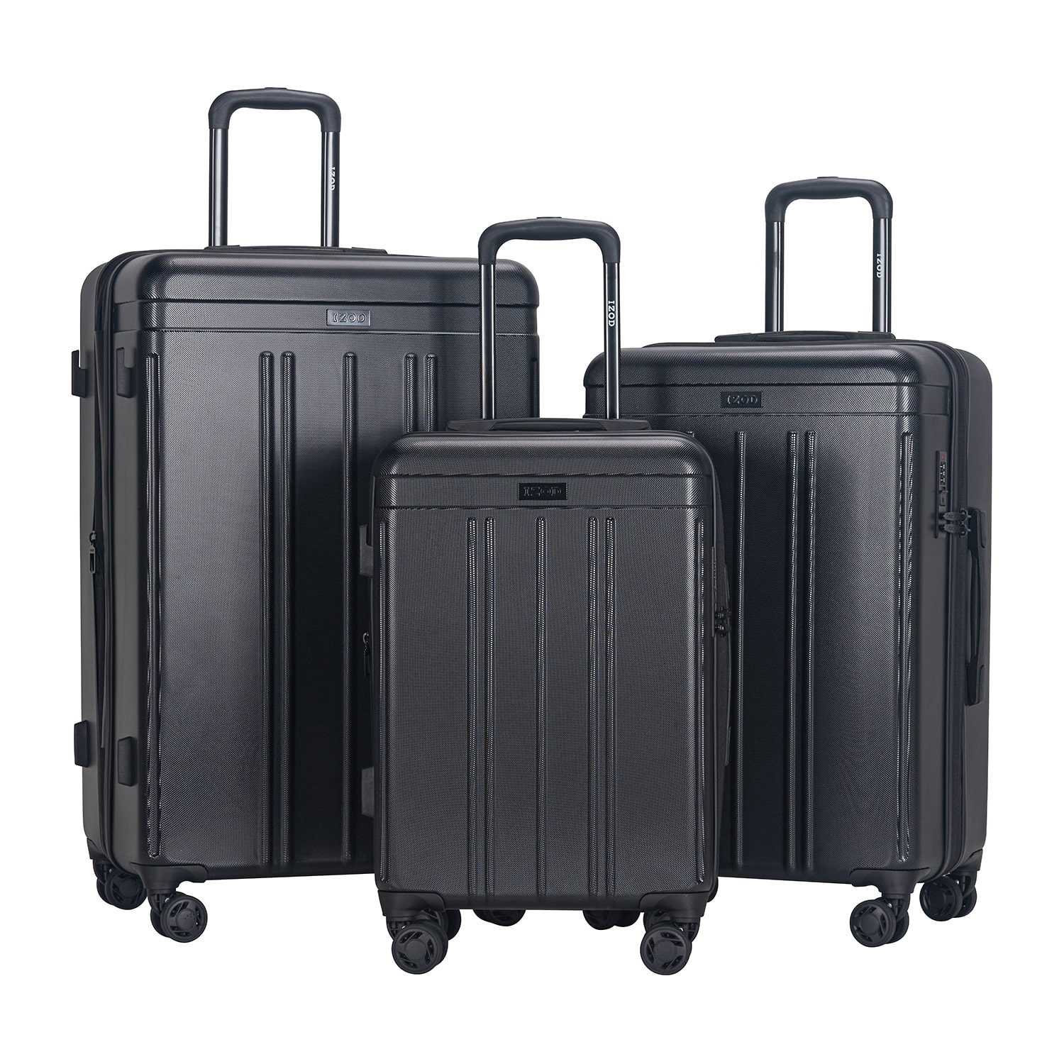 IZOD Zoe 3-pc. Hardside Expandable Lightweight Luggage Set