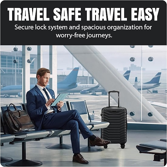 IZOD Phantom 3-pc. Hardside Expandable Lightweight Luggage Set