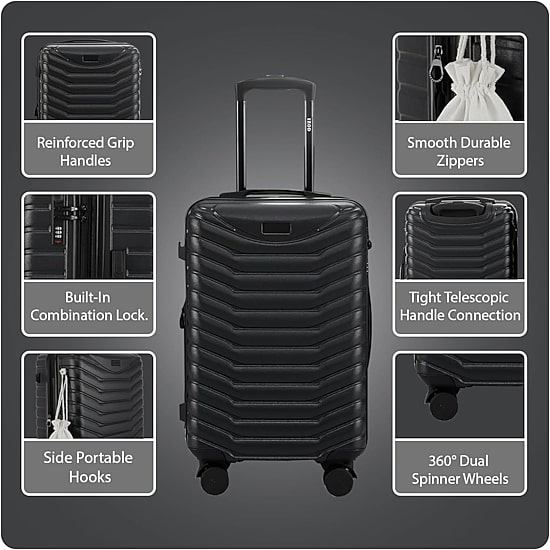 IZOD Phantom 3-pc. Hardside Expandable Lightweight Luggage Set