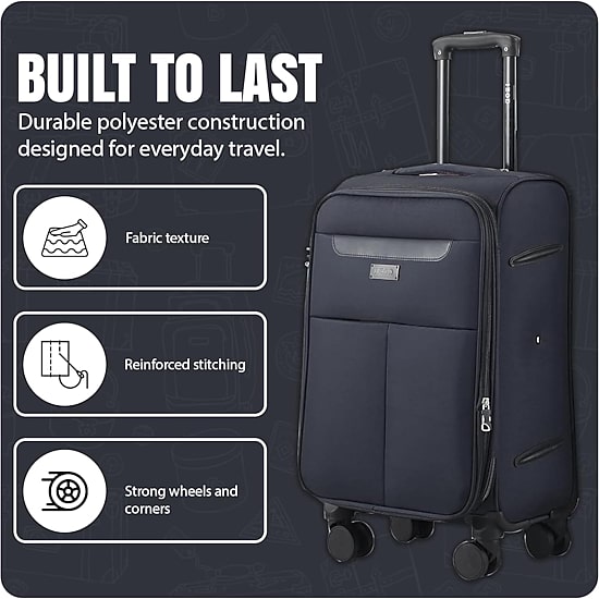 IZOD Liam 3-pc. Softside Expandable Lightweight Luggage Set