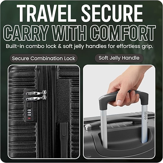 IZOD Romeo 3-pc. Hardside Expandable LIGHTWEIGHT Luggage Set