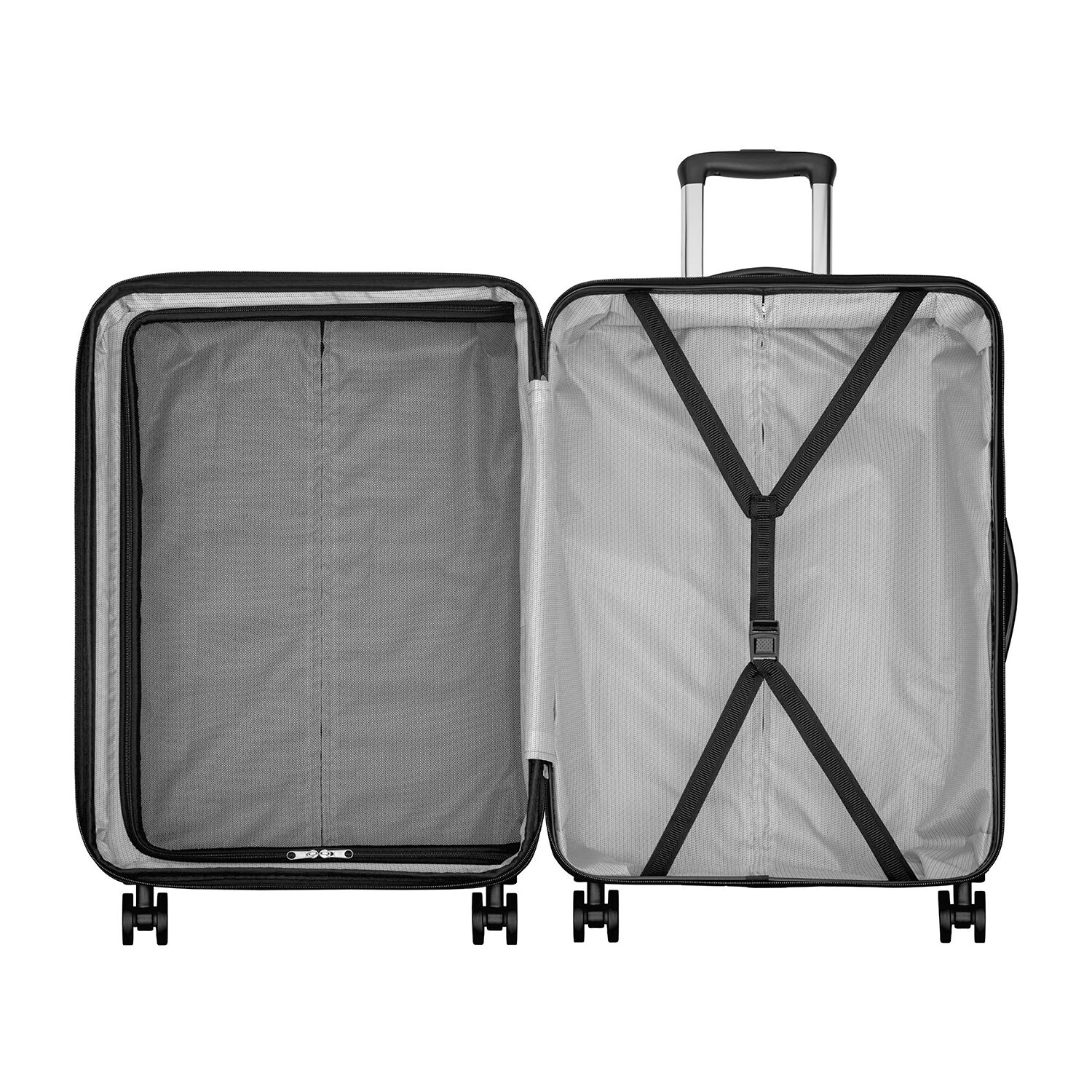 Total Travelware Everest Inch Hardside Checked Spinner Luggage