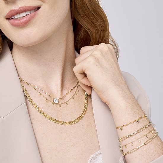 Diamond Addiction (G-H / Si2-I1) Womens 2 CT. T.W. Lab Grown White Diamond 10K Gold 18 Inch Pendant Necklace