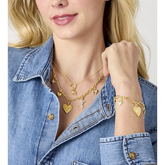 Diamond Addiction (G-H / Si2-I1) Womens 1/10 CT. T.W. Lab Grown White Diamond 14K Gold Over Silver LIghtning Bolt Moon Star 20 Inch Pendant Necklace