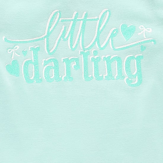 Okie Dokie Baby Girls Round Neck Short Sleeve 4-pc. Bodysuit