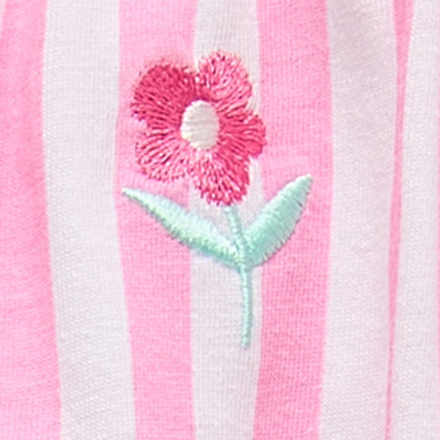Okie Dokie Baby Girls Sleeveless Striped Romper