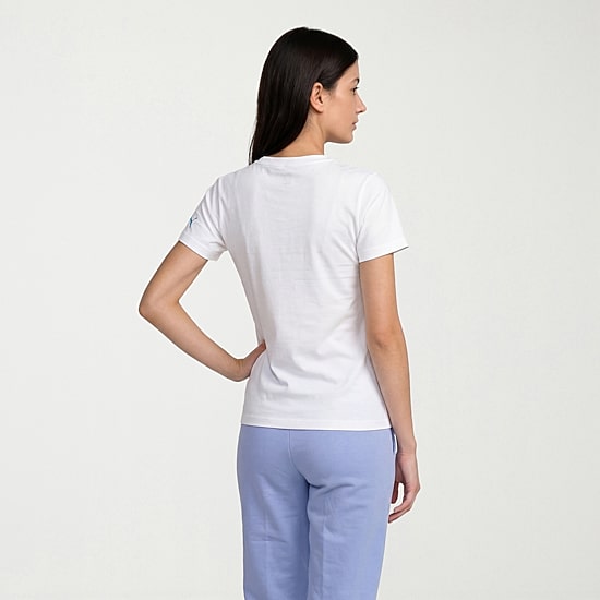 PUMA Womens Crew Neck Short Sleeve Relaxed Fit Graphic T-Shirt