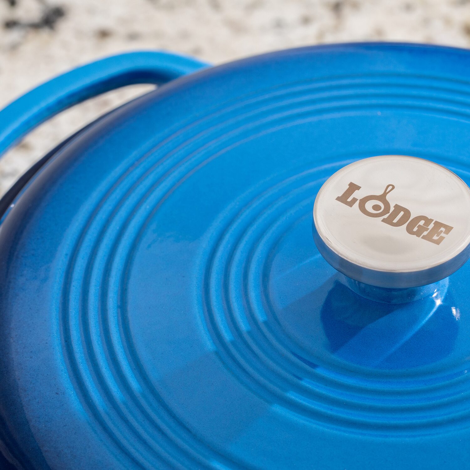 Lodge Cookware 1/2 Qt Enameled Cast Iron Dutch Oven
