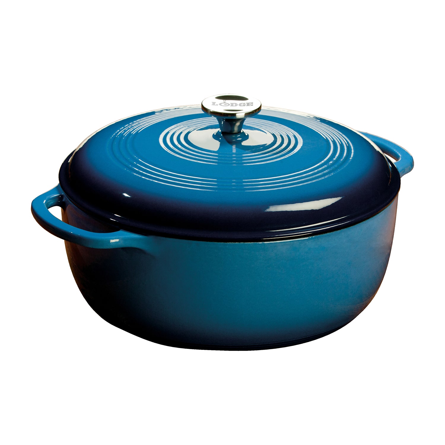 Lodge Cookware 1/2 Qt Enameled Cast Iron Dutch Oven