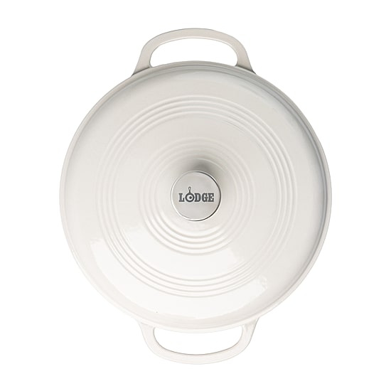 Lodge Cookware 7 1/2 Qt Enameled Cast Iron Dutch Oven
