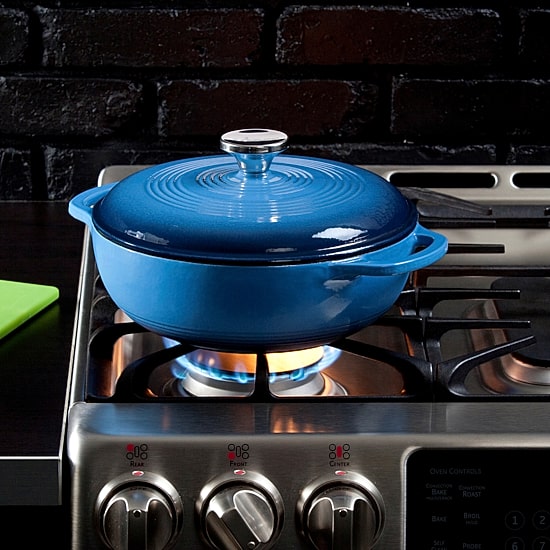 Lodge Cookware 3 Qt Enameled Cast Iron Dutch Oven