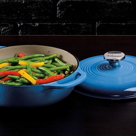 Lodge Cookware 3 Qt Enameled Cast Iron Dutch Oven