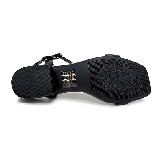 Pop Blaira Womens Square Open Toe Flat Heel Pumps