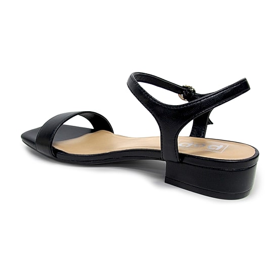 Pop Blaira Womens Square Open Toe Flat Heel Pumps