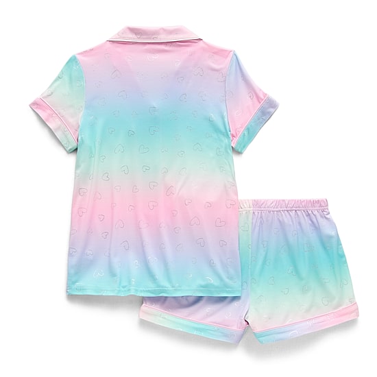 Btween Little & Big Kid Girls Short Sleeve 2-pc. Pajama Set