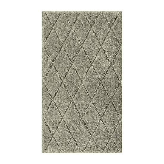 Maples Diamond Gray Indoor Rectangular Accent Rug