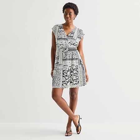be by chetta b womens short sleeve floral maxi dress Be by CHETTA B Womens Split Crew Neck Short Sleeve Fitted Maxi Dress,  Color: Blue Multi