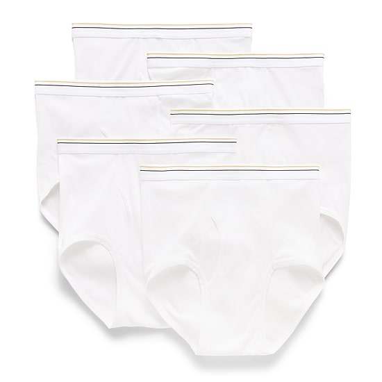 Stafford Cotton Full Cut Mens 6 Pack Briefs 302852
