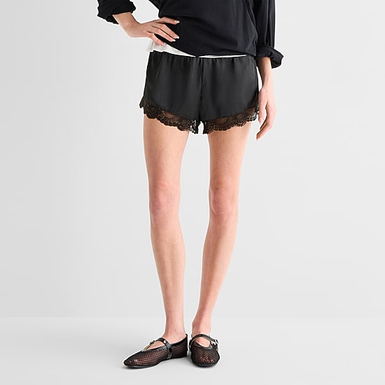 Forever 21 Womens Mid Rise Juniors Pull-On Short