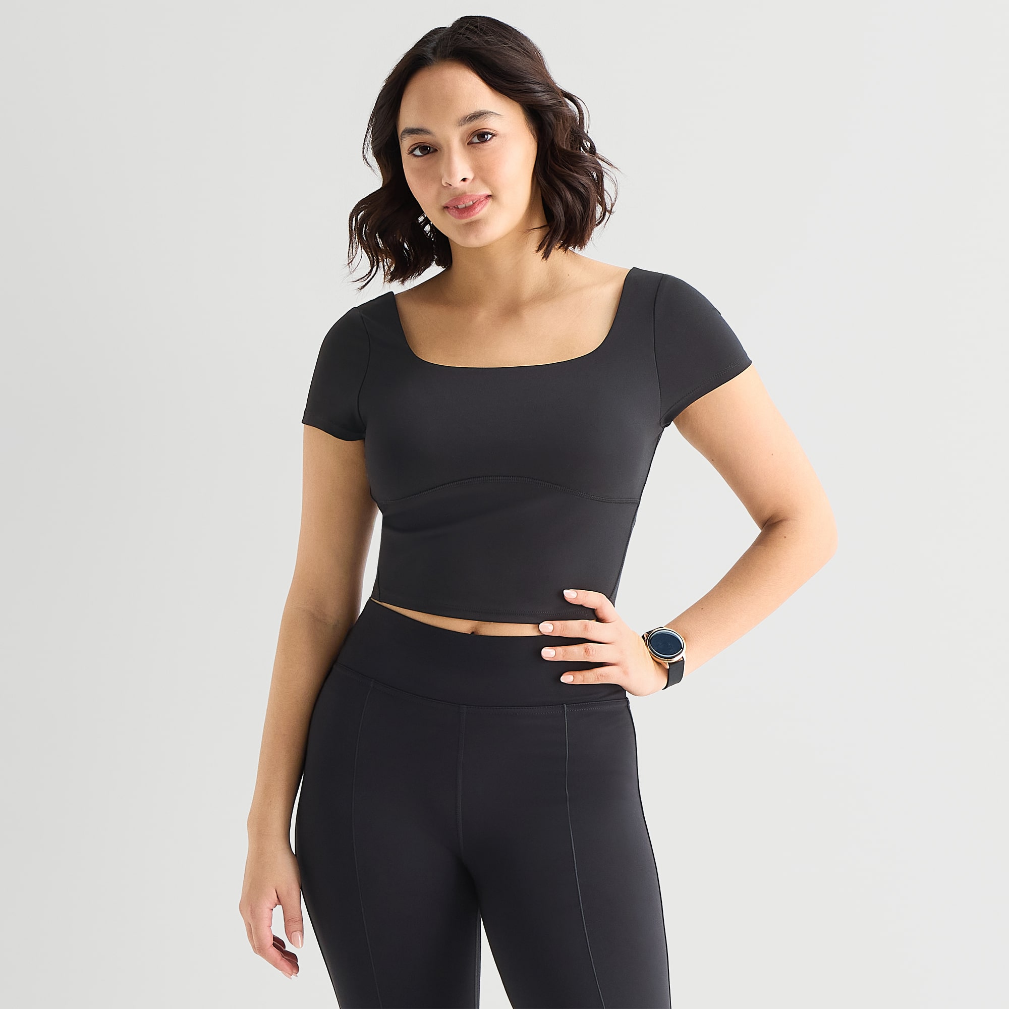 Xersion Womens Sleeveless Active Crop Top