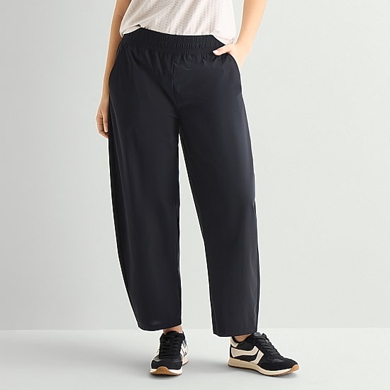 Stylus Womens Wide Leg Mid Rise Pull-On Pant