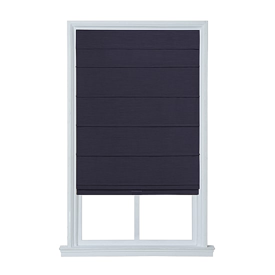 Textured Cordless Room Darkening Roman Shade