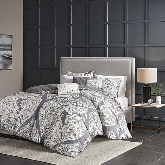 Madison Park Marcella Contemporary 6-pc. Duvet Cover Set