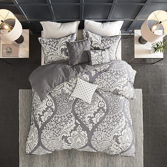Madison Park Marcella Contemporary 6-pc. Duvet Cover Set