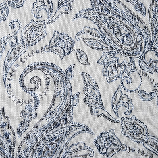 Regal Home Surfaces Paisley Grommet Top Light-Filtering Single Curtain Panel