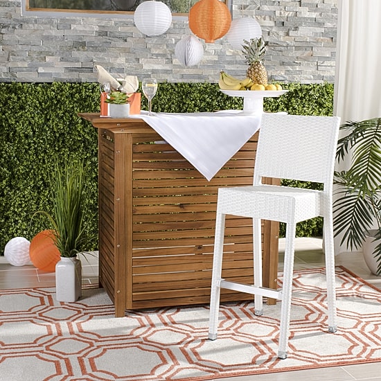 Safavieh Bethel Patio Collection Bar Stool