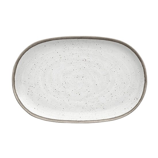 ABODE HOMEWARES Retreat Pottery Bamboo Serving Platter