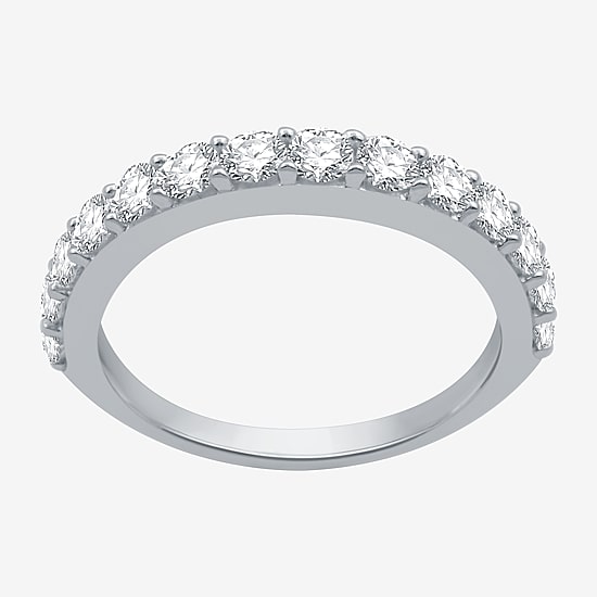 Classic Collection Womens 1 CT. T.W. Natural White Diamond 10K Gold Wedding Band