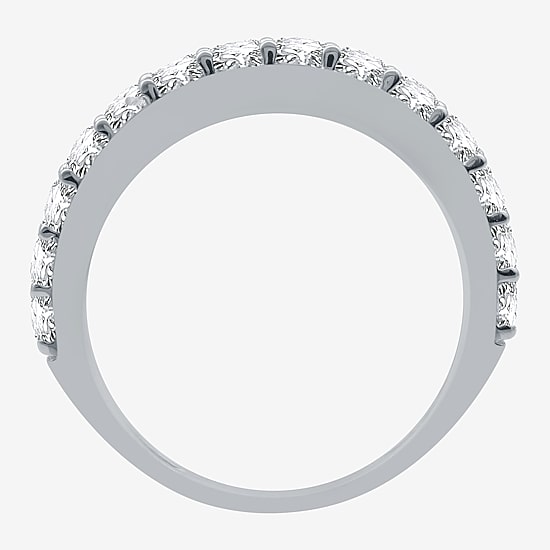 Classic Collection Womens 1 CT. T.W. Natural White Diamond 10K Gold Wedding Band